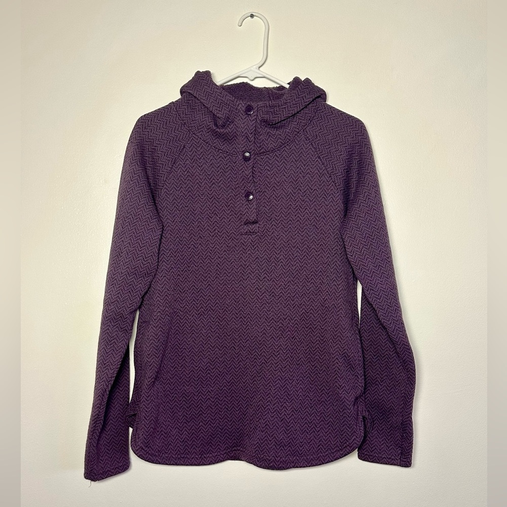 Columbia 1/4 Snap Fleece Pullover Purple Size Large